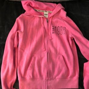 PINK zip hoodie